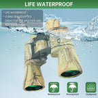 FLYANT 20x50 High Powered Binoculars for Adults, Waterproof Binoculars with Low Light Vision for Bird Watching Hunting