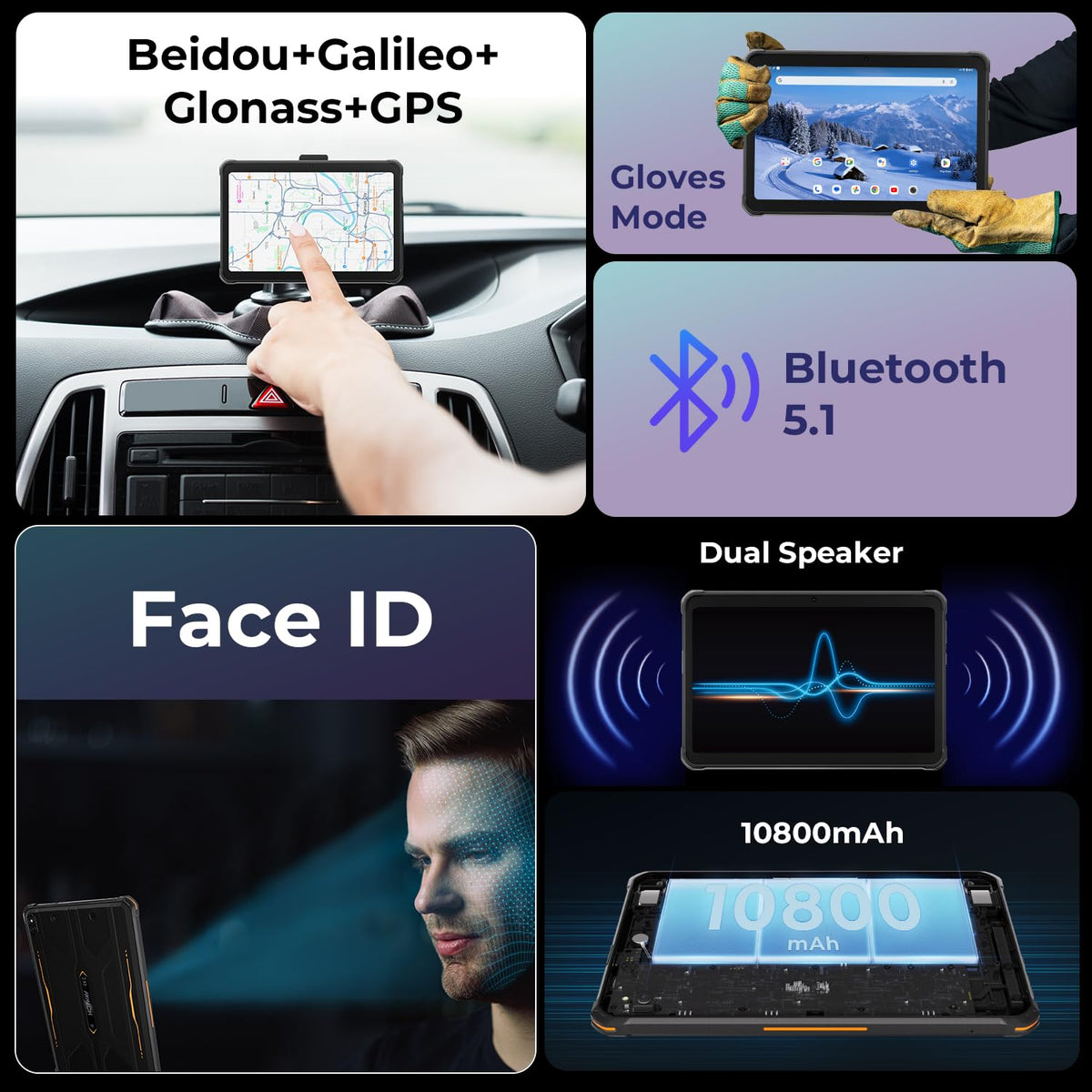 HOTWAV R8 Rugged Tablet - view 7