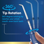 Waterpik Aquarius Countertop Water Flosser with 10 Settings, 7 Tips