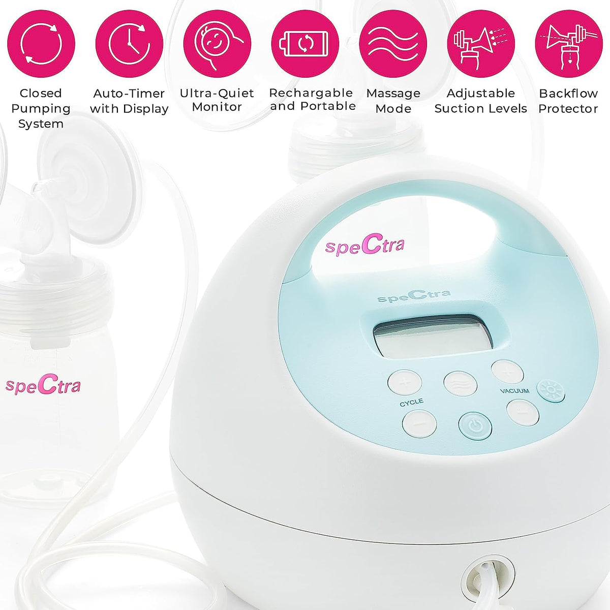 Spectra Baby S1 Plus Electric Breast Milk Pump for Baby Feeding (MM011091) (Pack of 13)