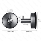 YOHOM Suction Cup Hooks - 2 Black view 5