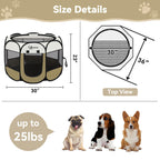 Siedihit Playpen Tent Crate Cage