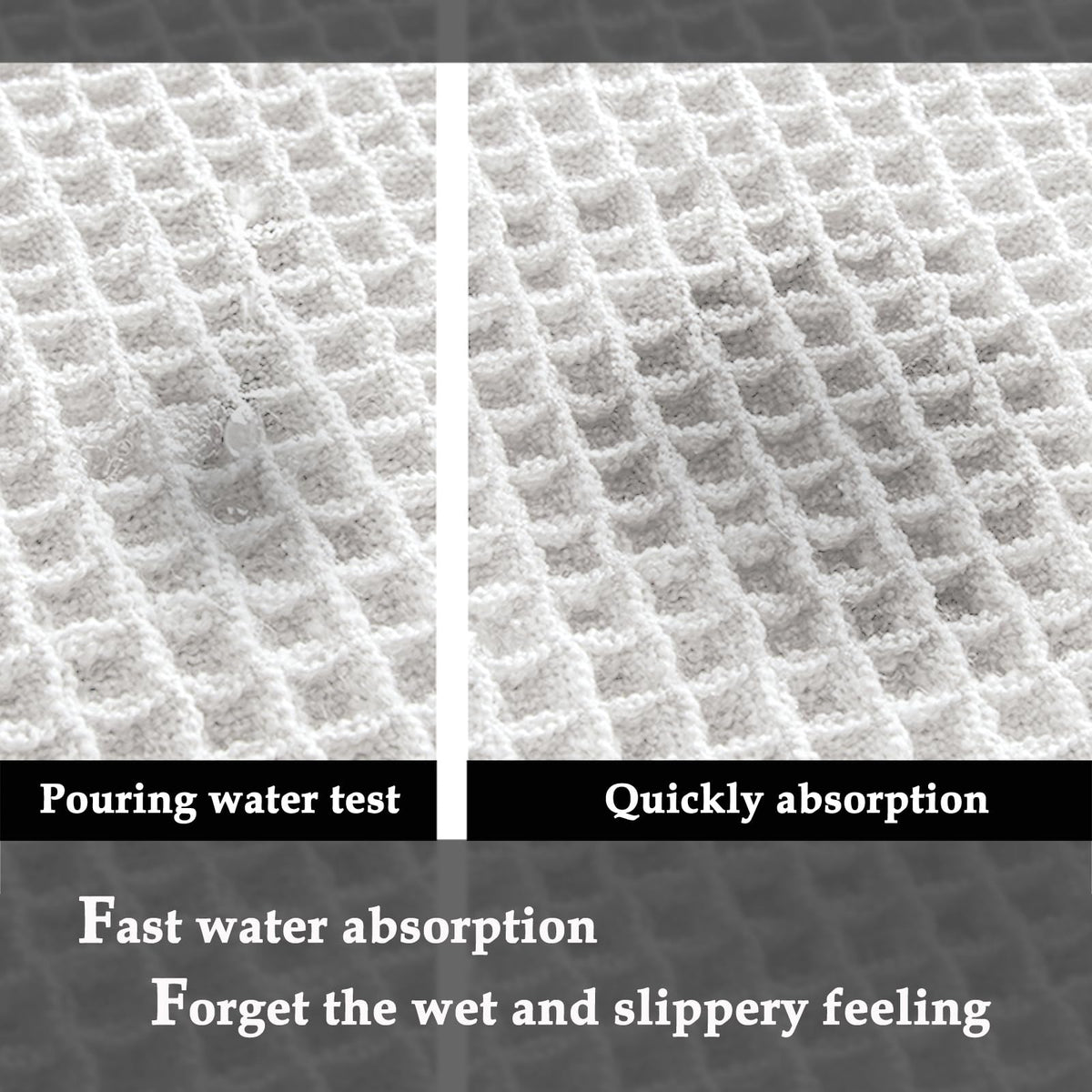 ZALL Waffle Bath Mat - view 4