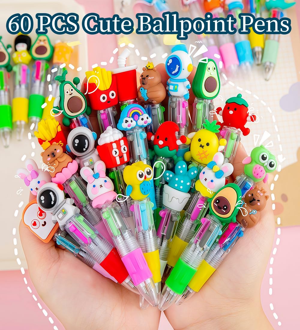 Oneshow Multicolor Pens - Assorted Style-60PCS view 1