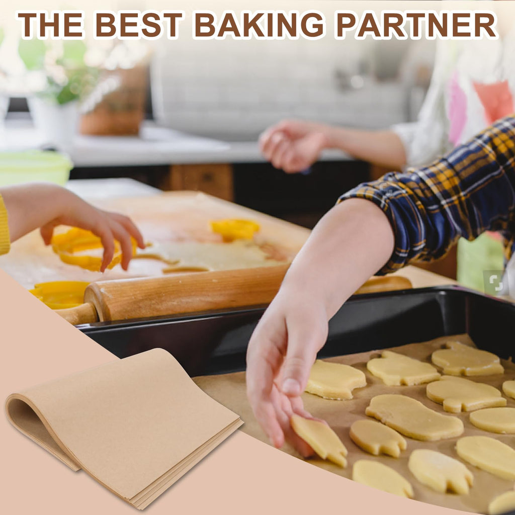 Hovico 130PCS Parchment Paper Baking Sheets - Original 12" x 12" view 6
