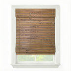 Cordless Woven Wood Roman Shades