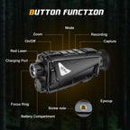 VteePck Thermal Imaging Monocular for Hunting with 12μm Sensor & 1000m Detection, AI 320 (additional view 1)