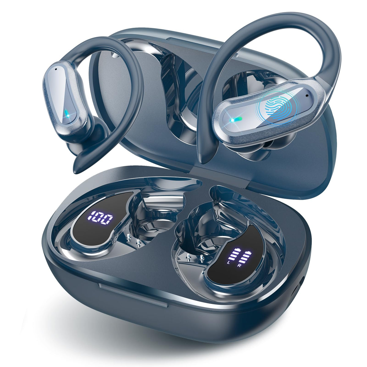 TRAUSI Wireless Earbuds Bluetooth Headphones - Blue
