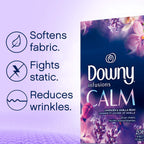 Downy Fabric Softener Sheets, Botanical Mist, 105 Ct, Pack of 2