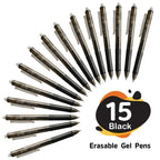 Lineon Erasable Gel Pens, 15 Pack