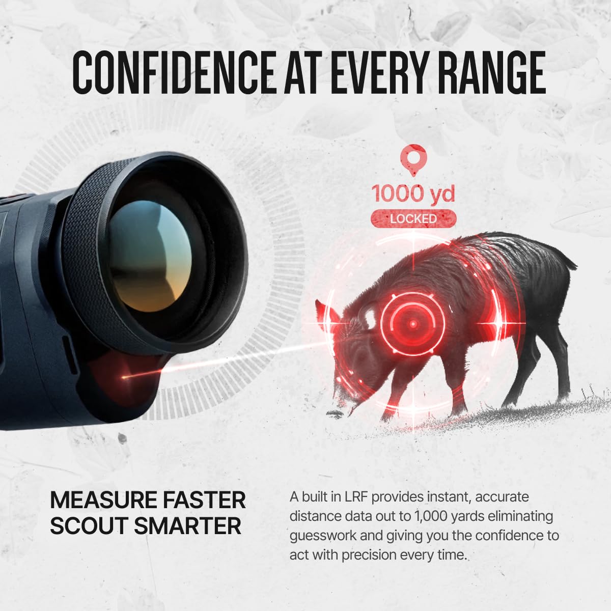 ATN BlazeHunter XD Thermal Imaging Monocular, 1280x1024, Rangefinder (TIMNBLHXD50LRF)