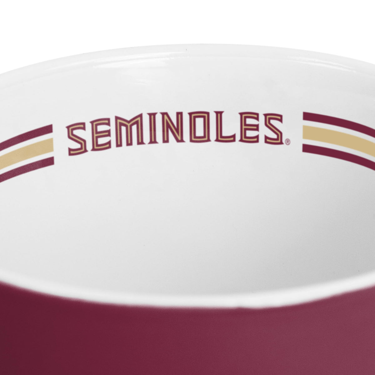 Logo Brands NCAA 15 oz Stripe Coffee Mug - Florida State Seminoles view 3