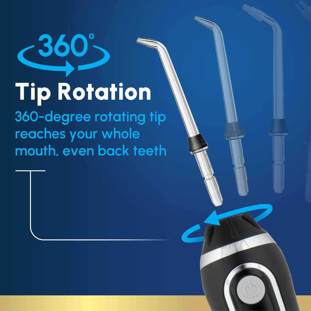 Waterpik Cordless Advanced Water Flosser for Teeth - Black view 5