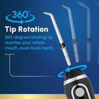Waterpik Cordless Advanced Water Flosser for Teeth - Black view 5