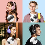 KVIDIO Wired Headphones with Mic - Black view 3