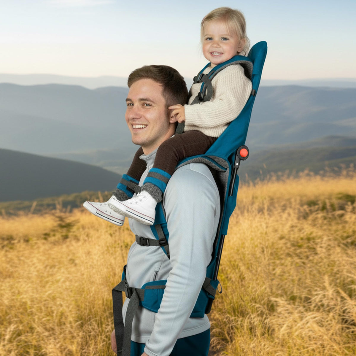WIPHA Toddler Hiking Backpack Carrier - Blue view 5