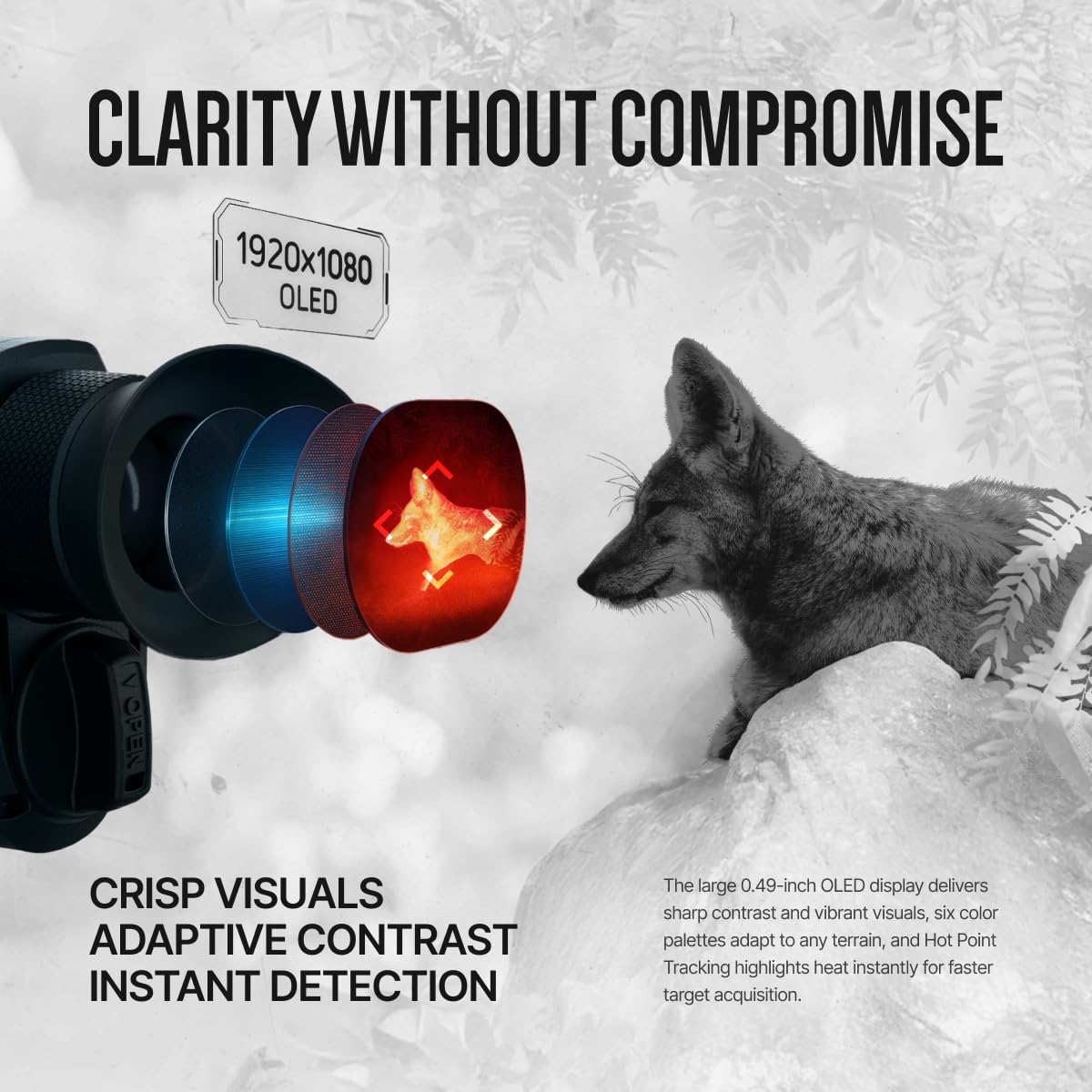 ATN BlazeHunter XD Thermal Imaging Monocular, 1280x1024, Rangefinder (TIMNBLHXD50LRF)
