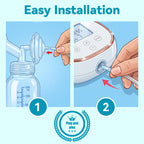 2pcs Replacement Tubing Compatible with Spectra S2, S1, 9 Plus Breast Pump (additional view 4)