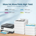 61XL Black&Tri-Color Ink Cartridge Combo Pack Replacement for HP Ink 61 (additional view 3)