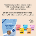 Bocce's Bakery Sweet Flavor Profile Soft & Chewy Cookie Treats for Dogs