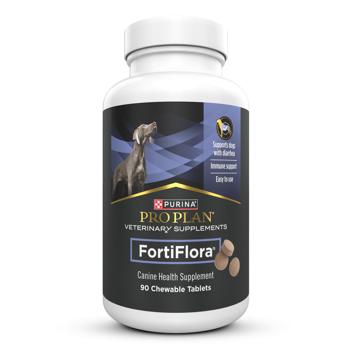 Pro Plan Veterinary Diets Purina Pro Plan Vet Supplements FortiFlora Dog Probiotic Tablets, – 90 ct