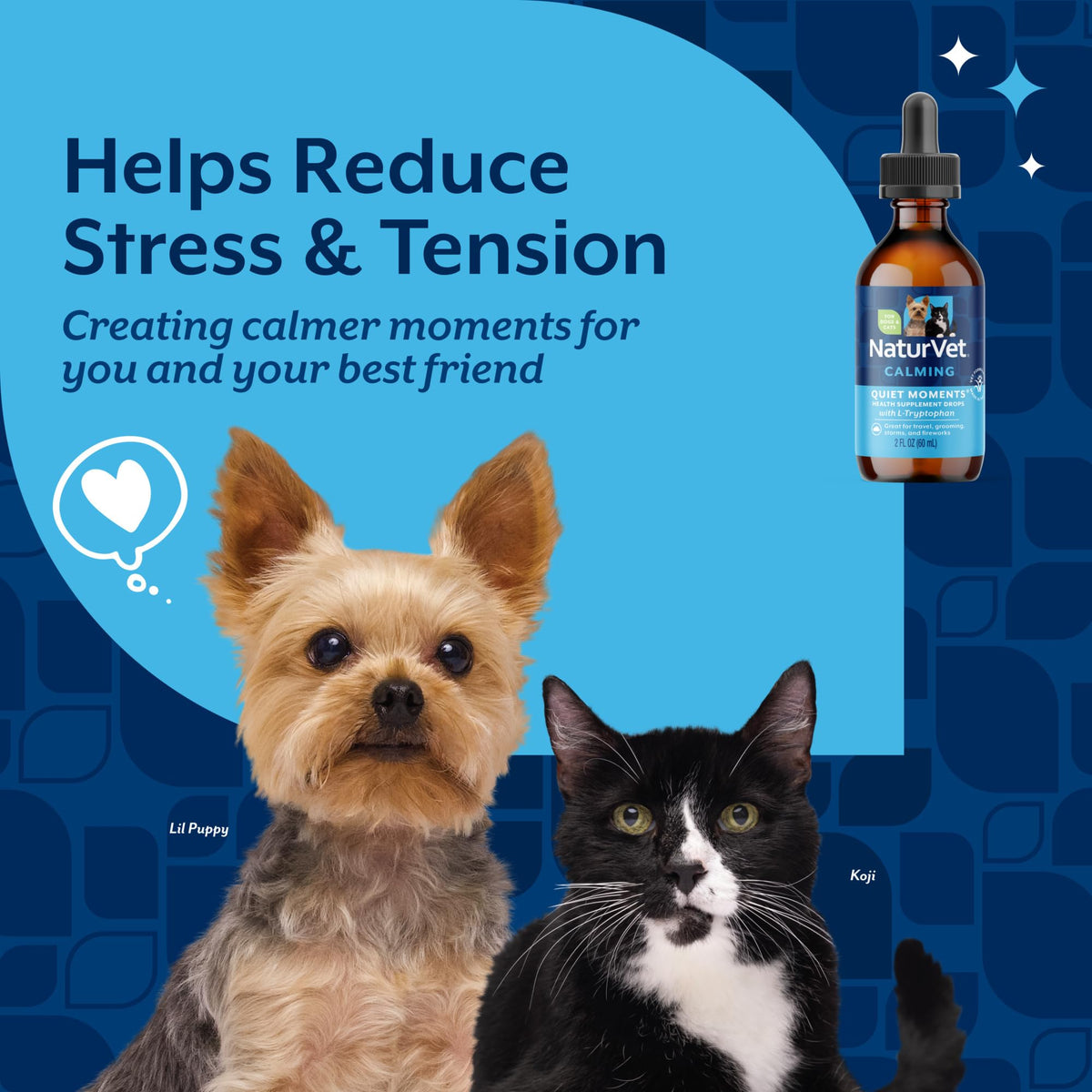NaturVet Quiet Moments Calming Drops for Cats & Dogs - – 2 Oz