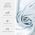 Fishers Finery 25mm 100% Pure Mulberry Silk Pillowcase