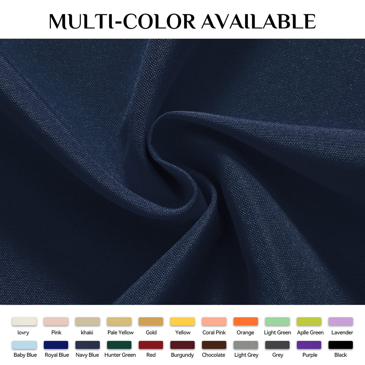 Softalker Rectangle Tablecloth - Navy Blue / 60" x 84" (Rectangular) view 7