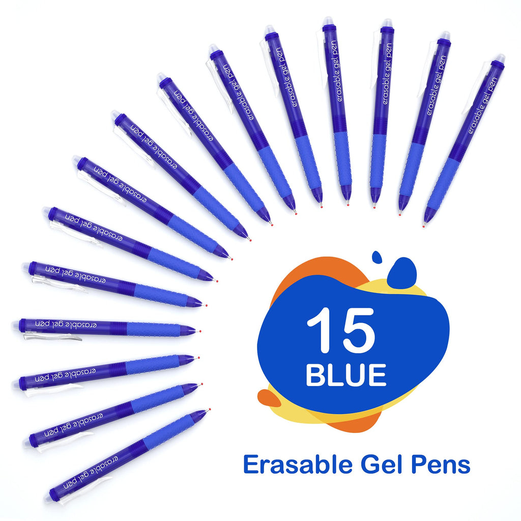 Lineon Erasable Gel Pens, 15 Pack