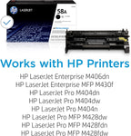 HP 58A (CF258AD1) Original Cartridge Black Toner 2-Pack for M404/M406/M428