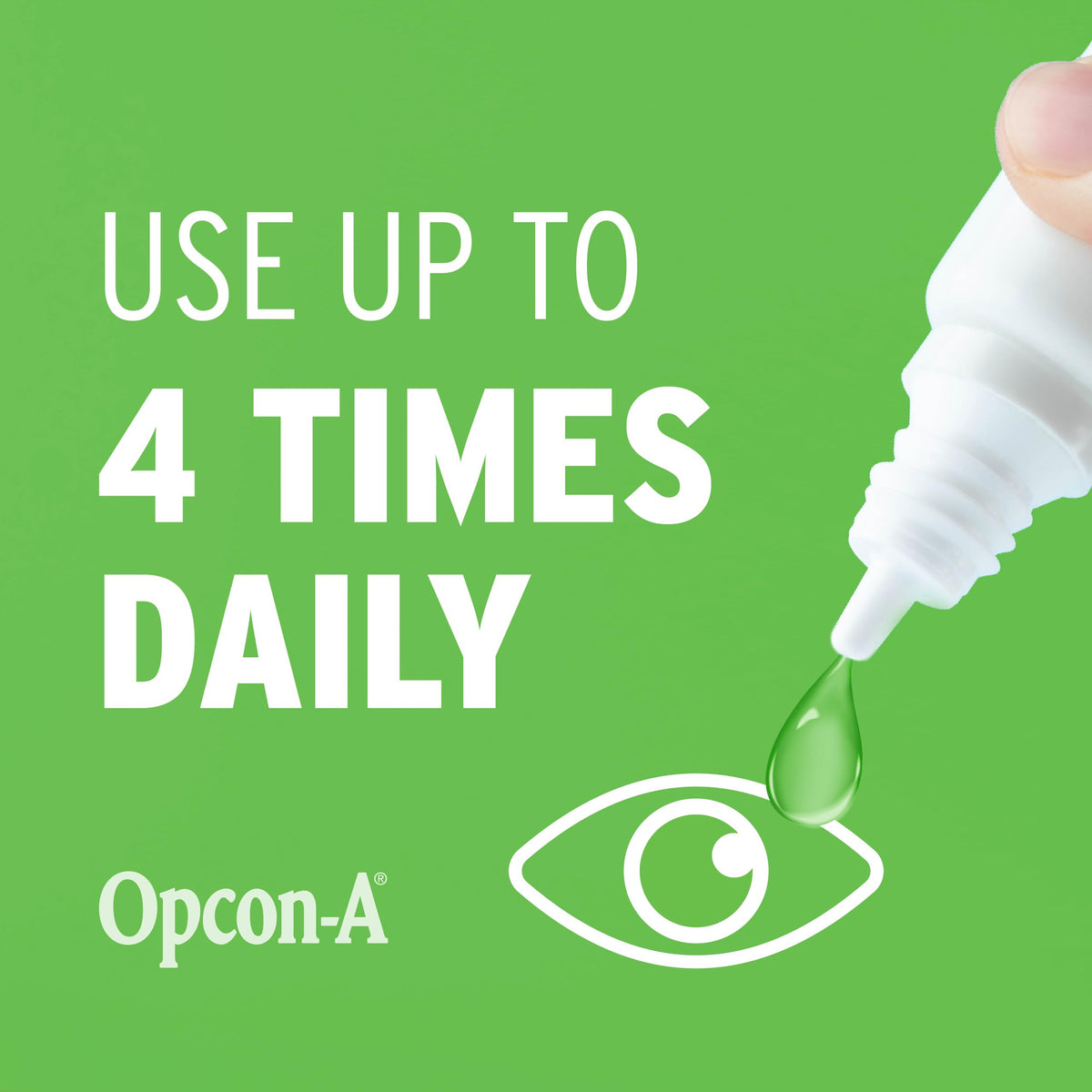 Opcon-A Allergy Eye Drops, Antihistamine and Redness Relief for Itchy, Red Eyes, Soothes Irritation from Pollen (Pack of 2)