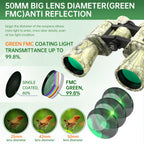 FLYANT 20x50 High Powered Binoculars for Adults, Waterproof Binoculars with Low Light Vision for Bird Watching Hunting