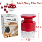 Cherry Pitter Tool Pit Remover - Burgundy view 5