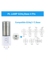 IDO LED G24q 4-Pin Light Bulb, 14W 1850Lumens, Type A+B (additional view 4)