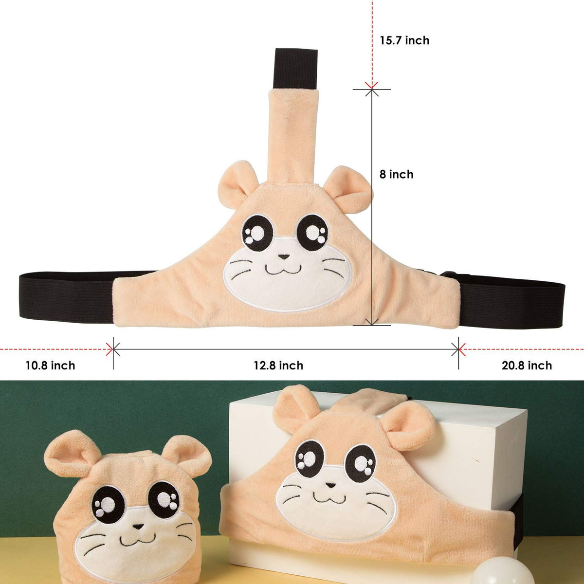 Toddler Car Seat Head Support Sleeping,Travel Head Support for Carseat Baby,Adjustable (additional view 6)