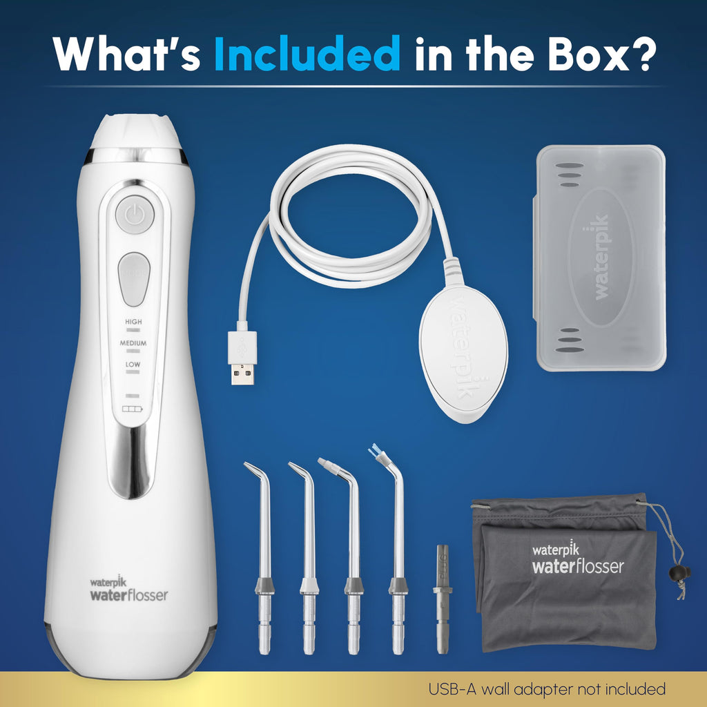 Waterpik Cordless Advanced Water Flosser for Teeth - White view 3