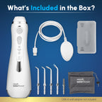 Waterpik Cordless Advanced Water Flosser for Teeth - White view 3