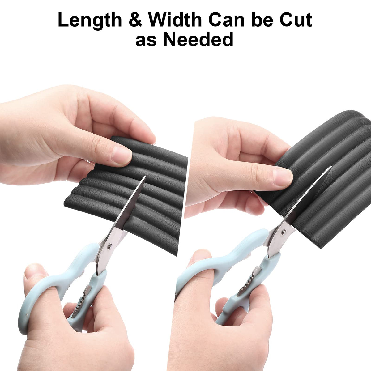 Dovesail Upgrade Baby Proofing Edge Guards 6.6ft Protector with 3M Adhesive Double Sided Tape - Black - 16.4 Feet view 5