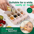 3 Pack Baby Food Freezer Tray with Lids - Purple, Pink, White view 4