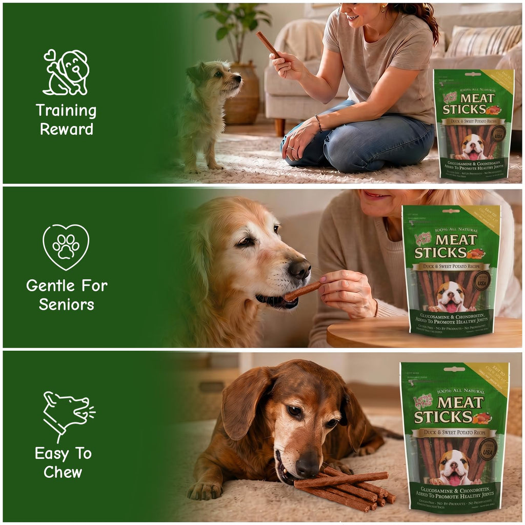Loving Pets Meat Sticks Dog Treats - Sweet Potato and Duck Recipe view 3