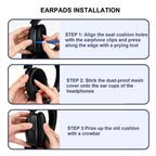 L LTGEM Replacement Ear Pads for Bose QC45 Headphones - view 5