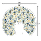 Nursing Pillow Covers for Boy Girl Bees - Bees view 8