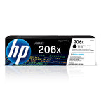 HP 206X Black High-Yield Toner Cartridge (W2110X)