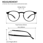 Alsenor Safety Glasses Anti Fog Goggles Protective Eyewear Blue Light Blocking Anti Dust UV Protection Glasses For Men Women - Round-black view 4