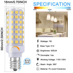 E12 LED Bulb Dimmable 7W Equivalent to 60W Halogen Bulb - Natural White / 3 view 3