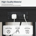 HOOBRO 2-Tier Printer Stand with Charging Station, Under Desk Printer Table, Printer Cart (additional view 7)