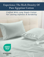 Lane Linen 100% Egyptian Cotton Ultra Soft Sheets - 24: Murmur view 3