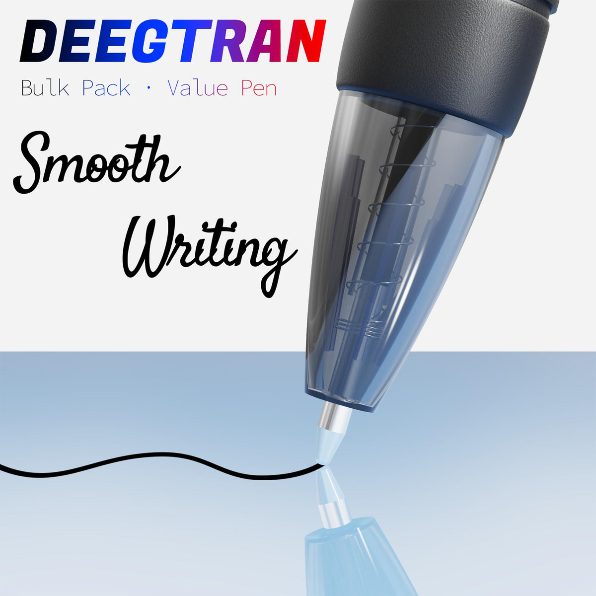 deegtran Ballpoint Pens 30 Pack - Black view 2