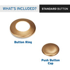 InSinkErator Air Switch SinkTop Decorative Button - Brushed Bronze view 1