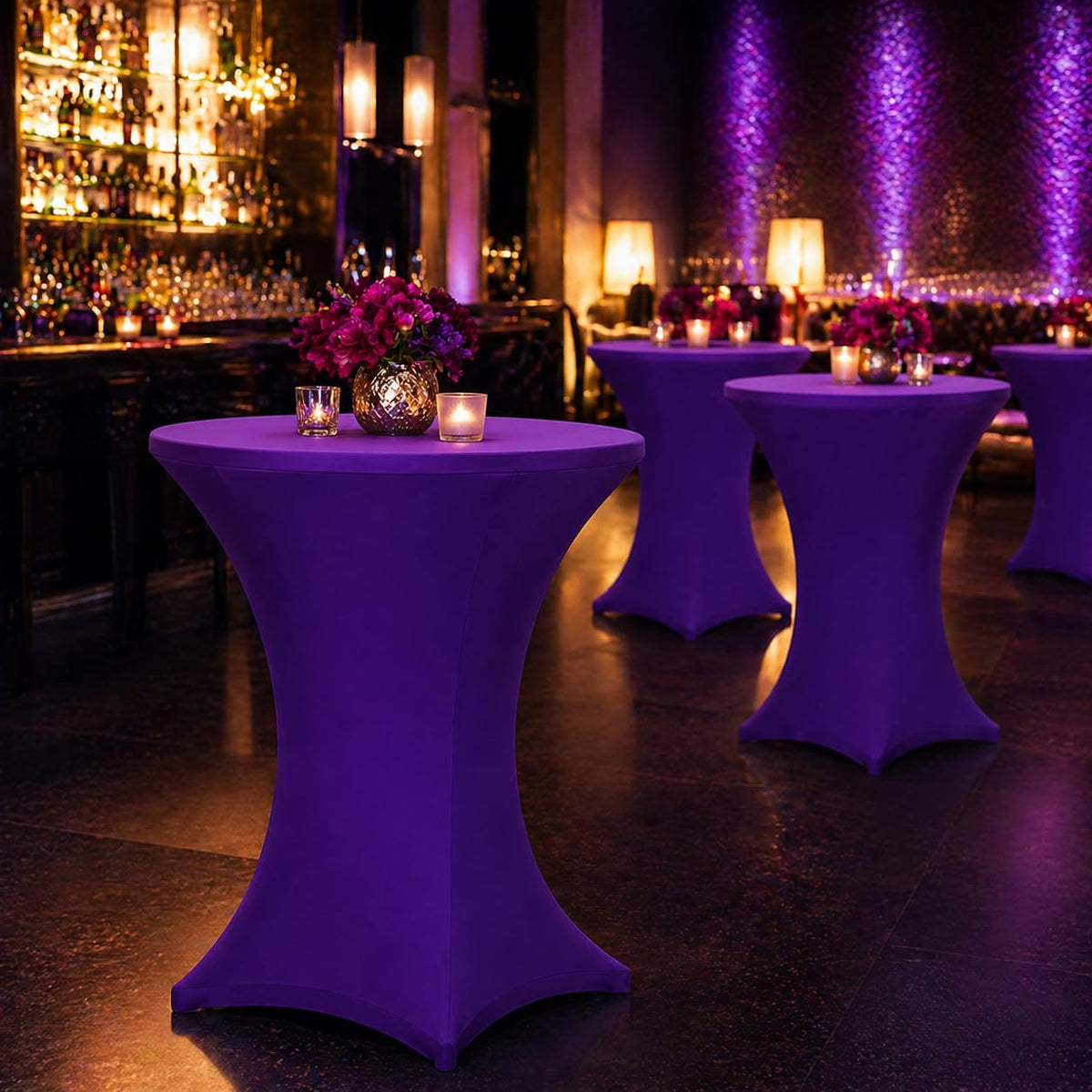 Lemict Cocktail Table Covers - Purple-32"x43" / 2 view 6